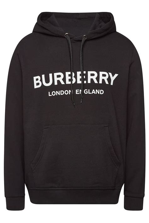 Burberry Logo Lexstone Hoodie Black Men's 